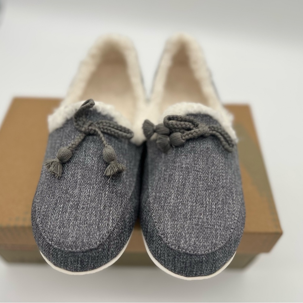 Total Support Orthotic Cozy Gray Slippers Women Sz6 - Picture 2 of 7